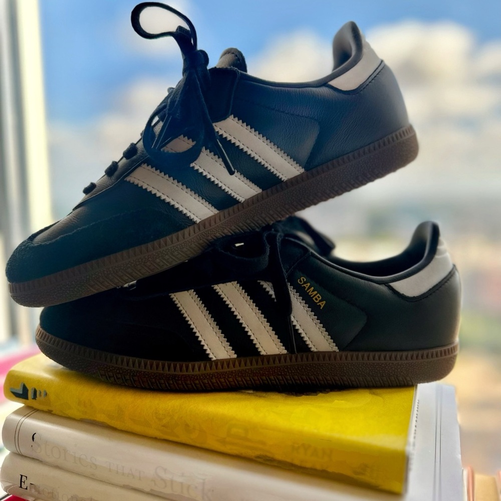 Adidas Samba Black and White Sneakers
